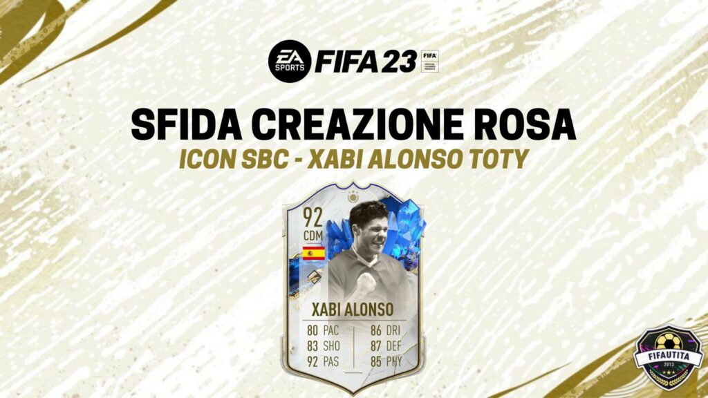 FIFA 23: Xabi Alonso TOTY Icon SBC