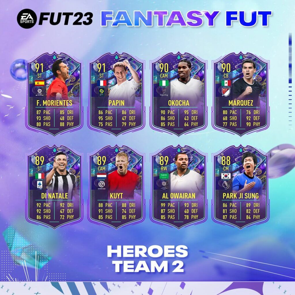 FIFA 23: Fantasy FUT Heroes team 2