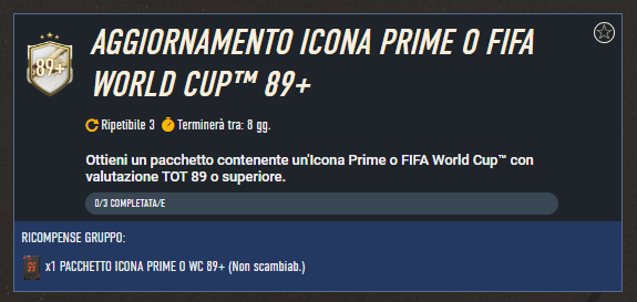 FIFA 23: SCR aggiornamento Icona Prime o World Cup 89+ ripetibile